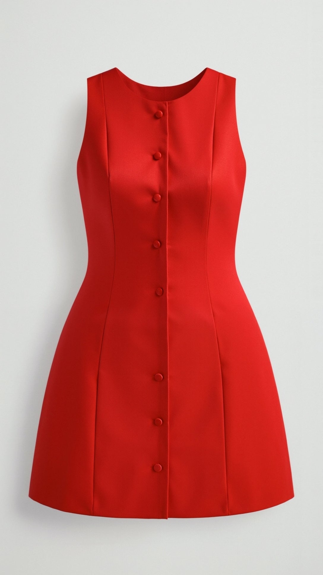 Ärmelloses Minikleid Patricia Mit Knopfleiste Und Figurbetonter Schnitt Ideal Für Den Sommerurlaub