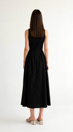 Leinenkleid Mit Cutouts Schlüssellochausschnitt Leicht Luftig Ideal Für Alltag Und Kaffee