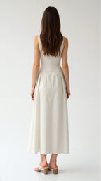 Leinenkleid Mit Cutouts Schlüssellochausschnitt Leicht Luftig Ideal Für Alltag Und Kaffee