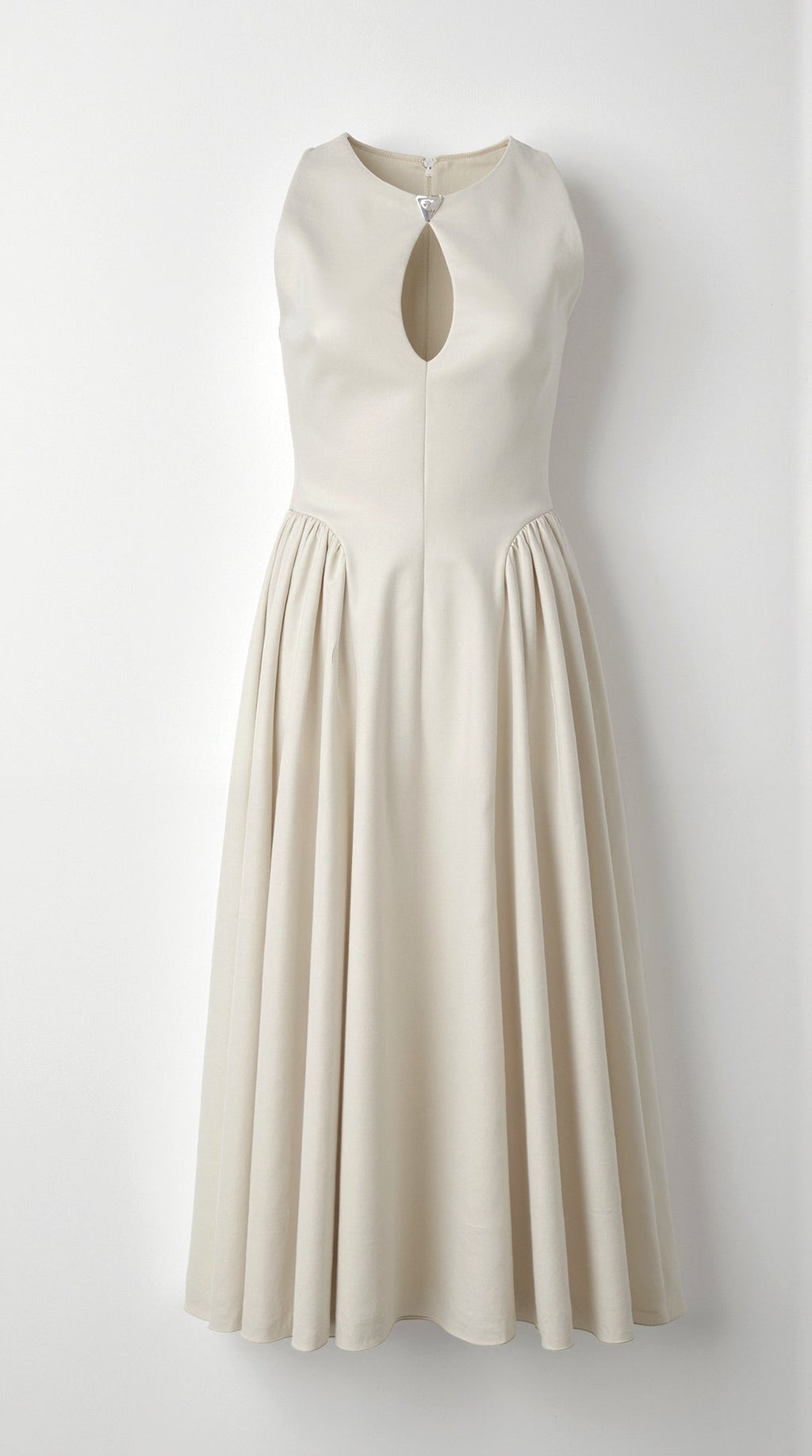 Leinenkleid Mit Cutouts Schlüssellochausschnitt Leicht Luftig Ideal Für Alltag Und Kaffee